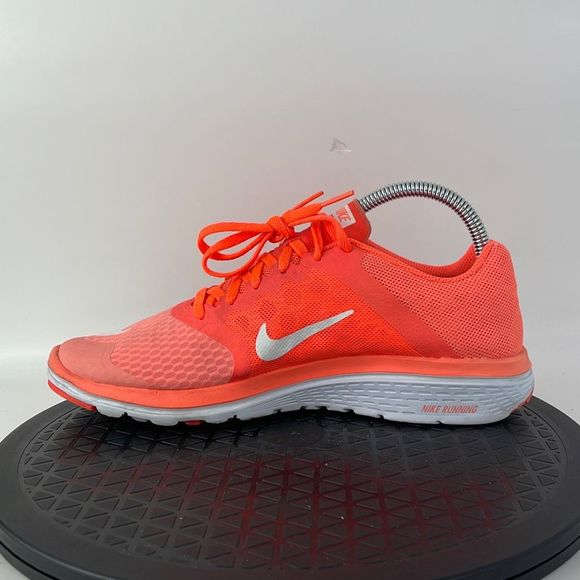 Nike FS Lite Run 3 Orange Athletic Running Shoes 807145-601 Women’s Size 8 - Picture 9 of 12